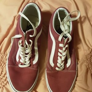 Maroon vans